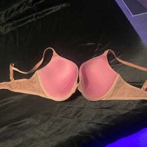 36D push up, light pinkish-tan PINK brand bra